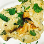 Recipe: Shrimp Enchiladas in Jalapeño Cream Sauce