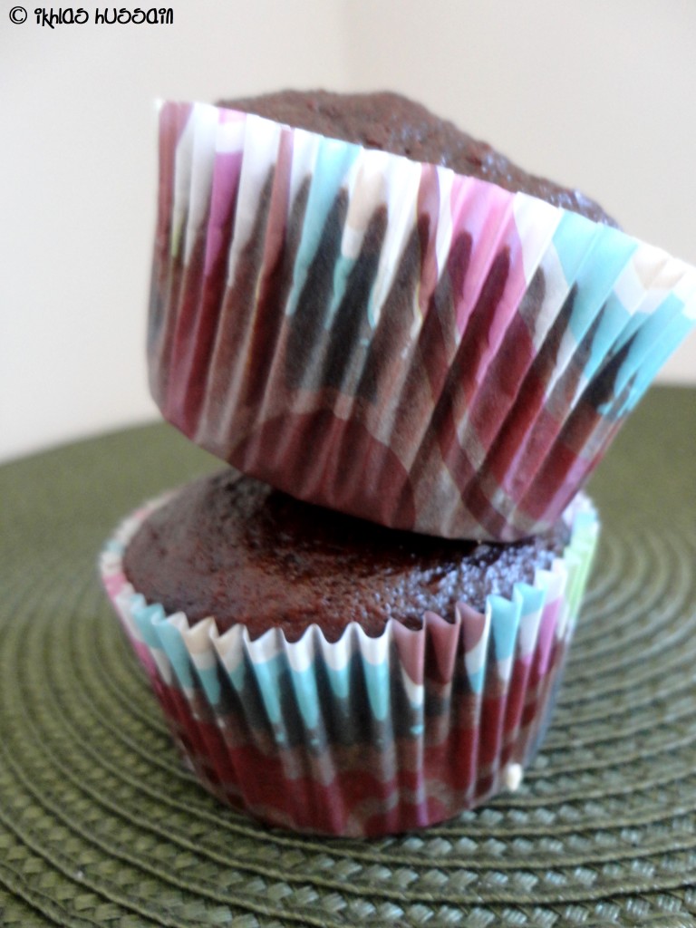 Chocolate Buttermilk Cupcakes with Salted Caramel Frosting