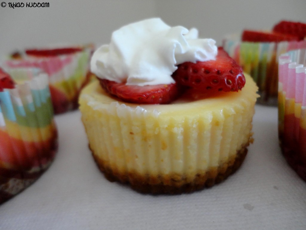 Mini New York Style Cheesecakes