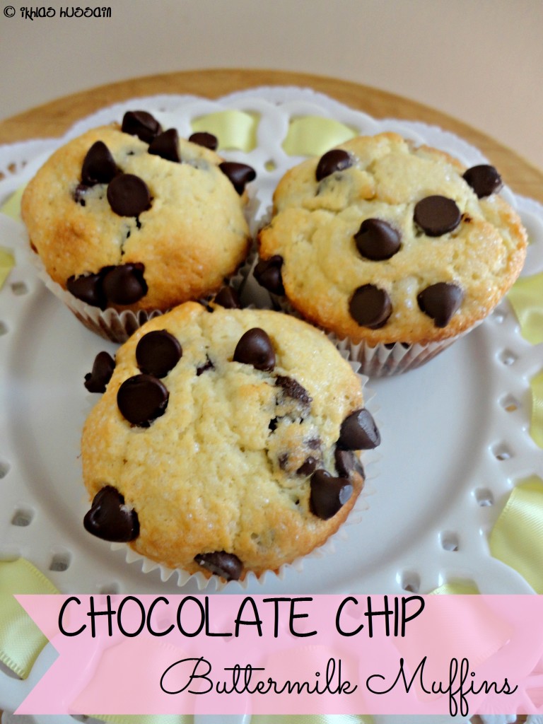 Chocolate Chip Buttermilk Muffins