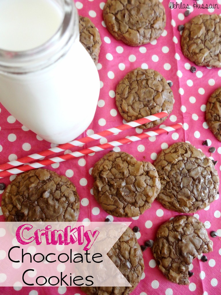 Crinkly Chocolate Cookies