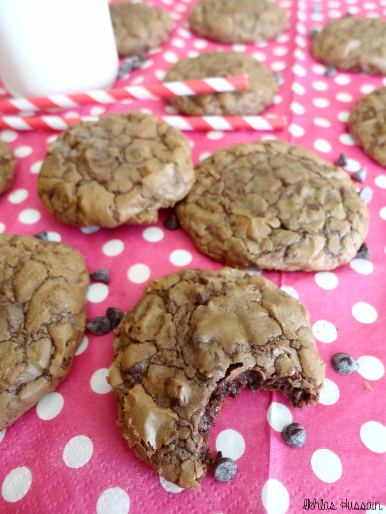 Crinkly Chocolate Cookies