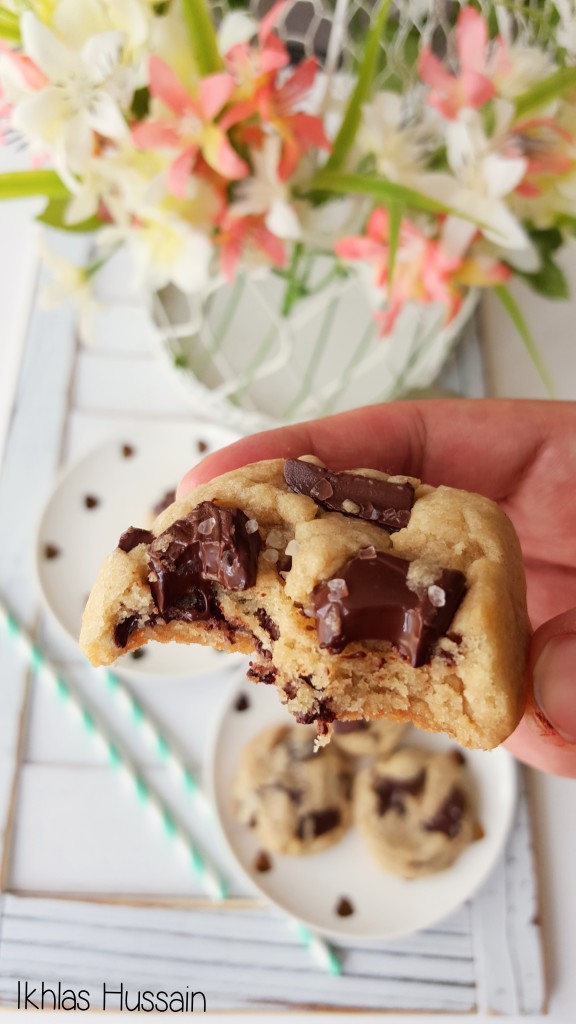 Chocolate Chunk Cookies with Sea Salt