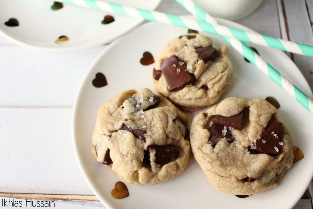 Chocolate Chunk Cookies with Sea Salt