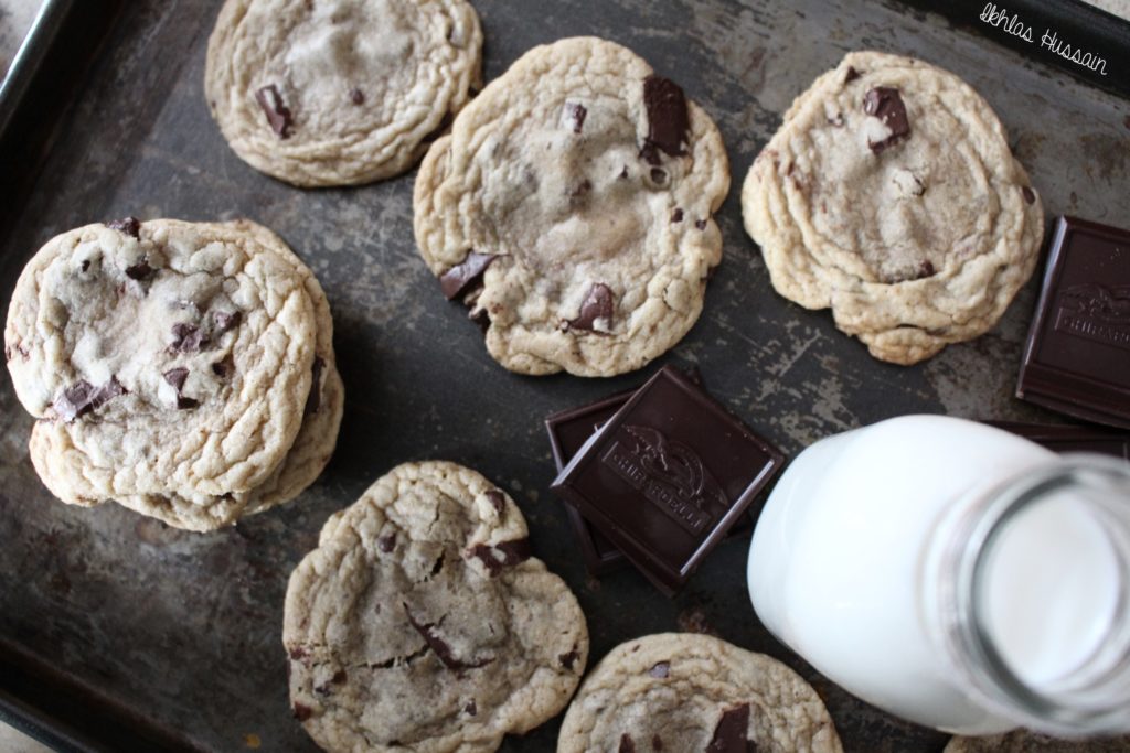 Crispy Chocolate Chip Cookies