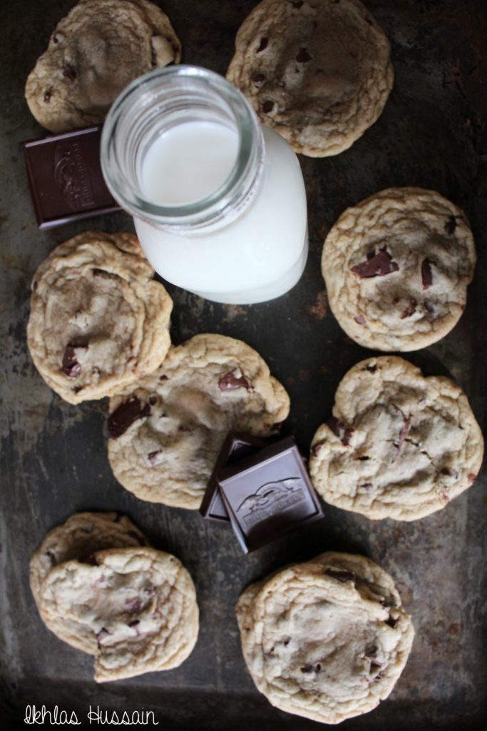 Crispy Chocolate Chip Cookies