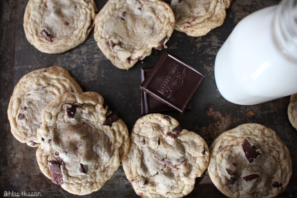 Crispy Chocolate Chip Cookies