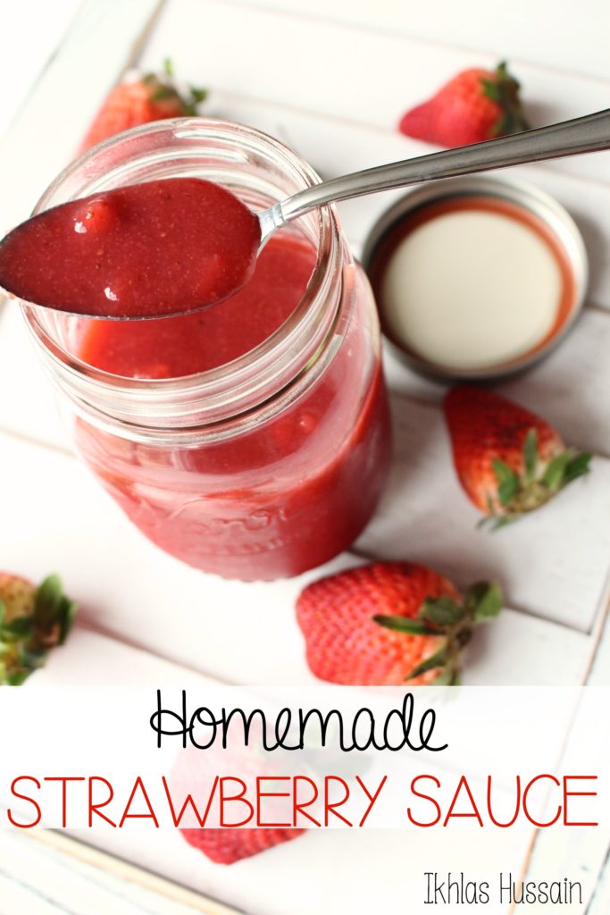 Homemade Strawberry Sauce