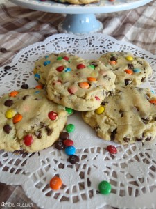 Jumbo M&M Cookies