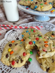 Jumbo M&M Cookies