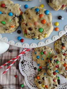 Jumbo M&M Cookies