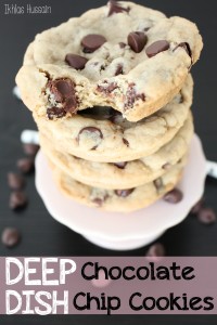 Deep Dish Chocolate Chip Cookies