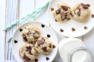 Chocolate Chunk Cookies with Sea Salt