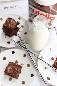 Salted Nutella Brownies